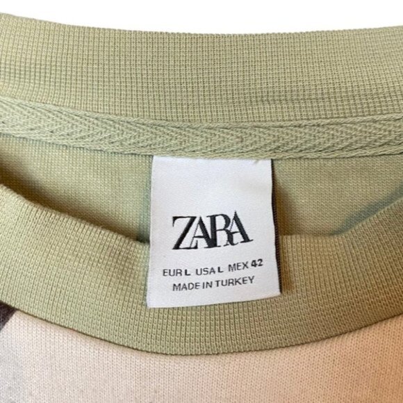 ZARA Camo Crewneck Sweater - Picture 6 of 7